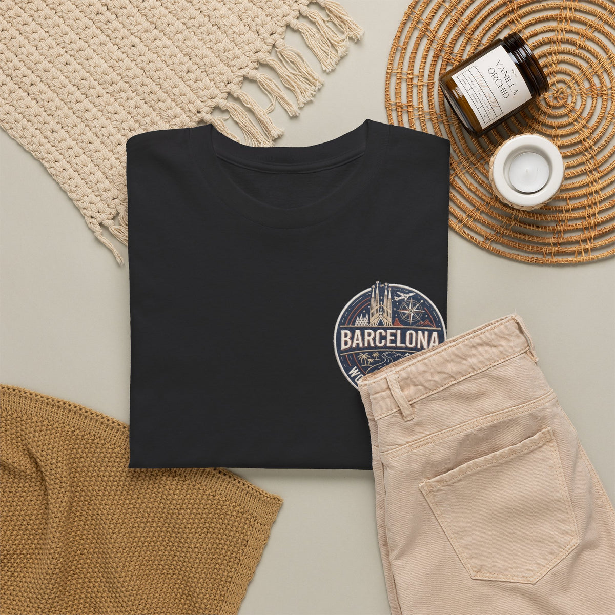 Barcelona World Traveler Unisex Heavy Cotton Tee