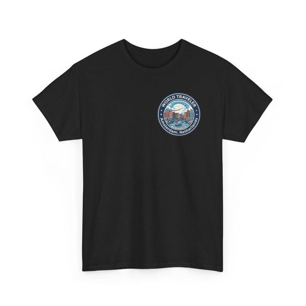 Amsterdam World Traveler Unisex Heavy Cotton Tee