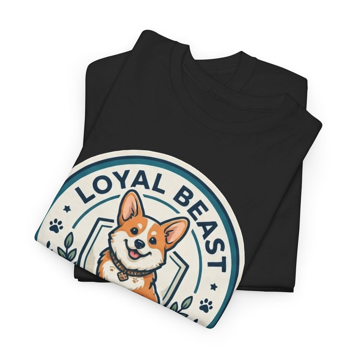 Loyal Beast Corgi Unisex Heavy Cotton Tee
