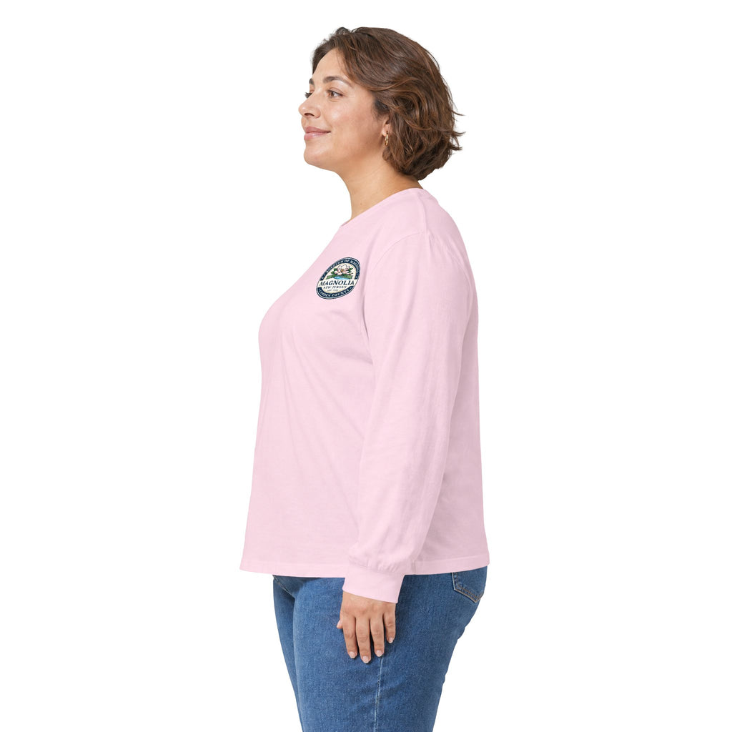 Magnolia, NJ Front and Back Logo Long Sleeve Tee Unisex Ultra Cotton