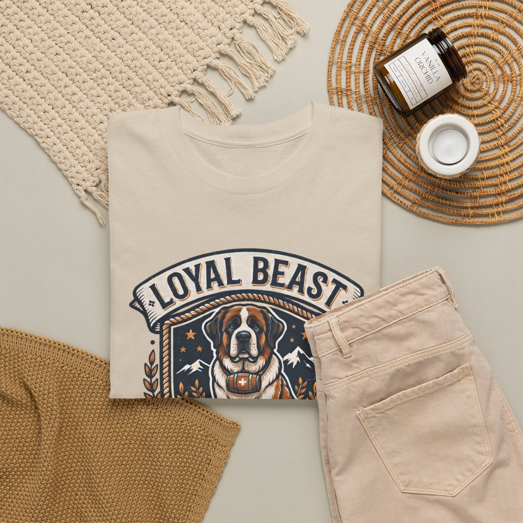 Loyal Beast Saint Bernard Unisex Heavy Cotton Tee