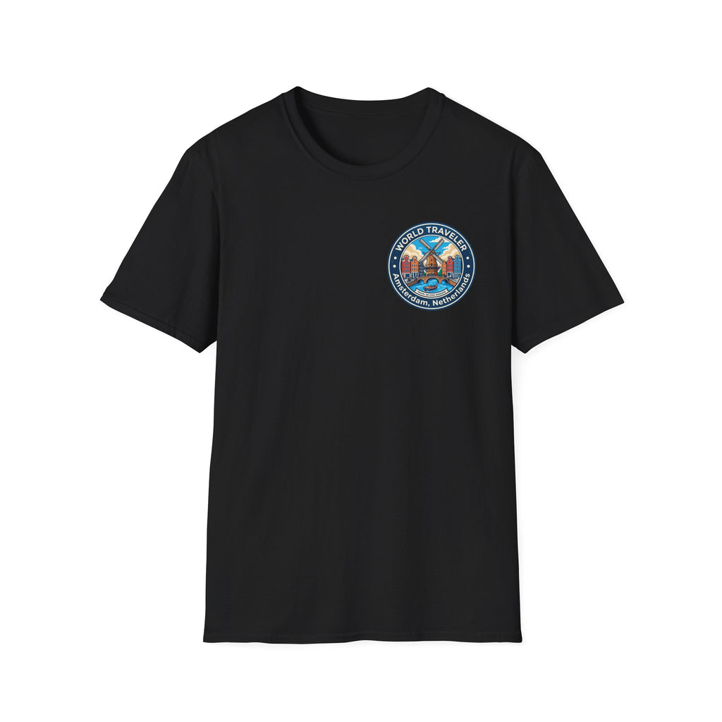 Amsterdam World Traveler Unisex Softstyle T-Shirt