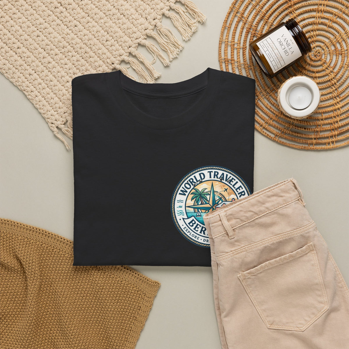 Bermuda World Traveler Unisex Heavy Cotton Tee