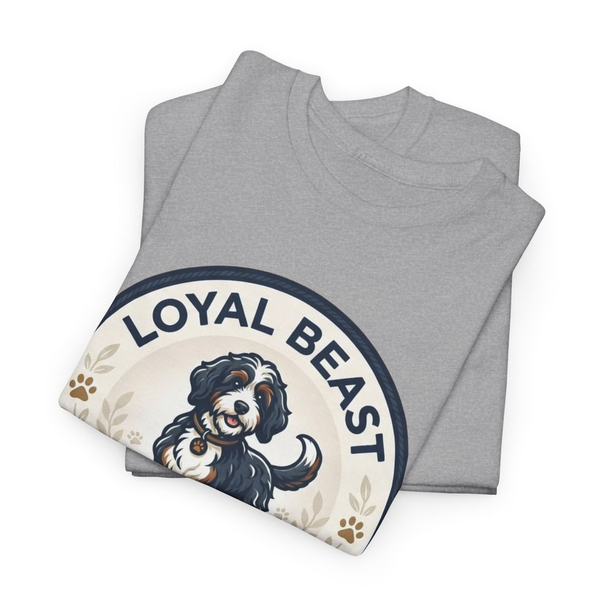 Loyal Beast Bernadoodle Unisex Heavy Cotton Tee