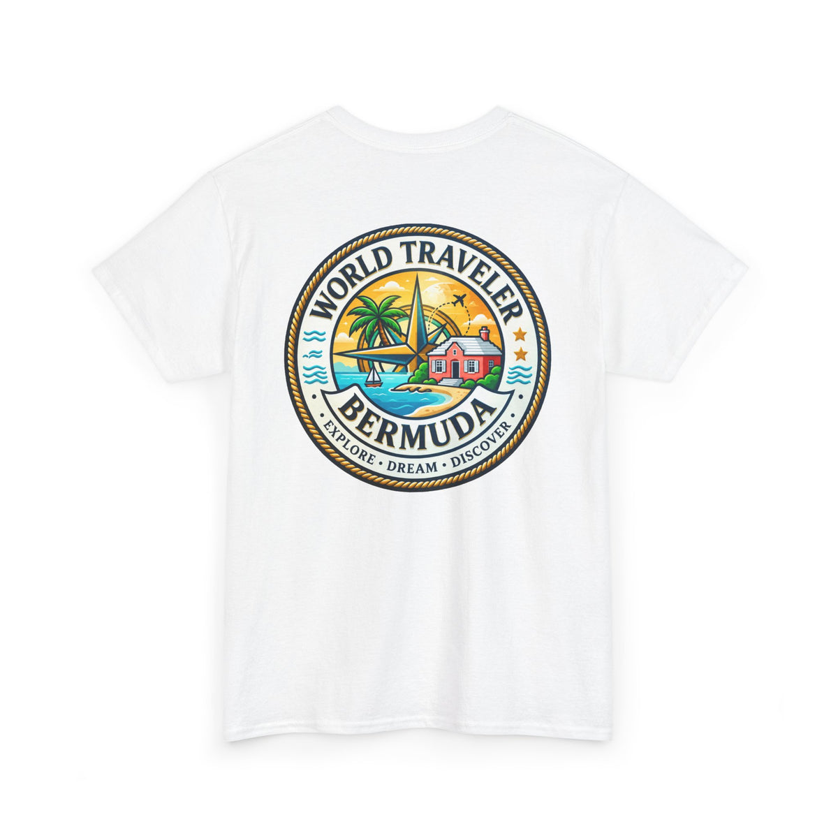 Bermuda World Traveler Unisex Heavy Cotton Tee