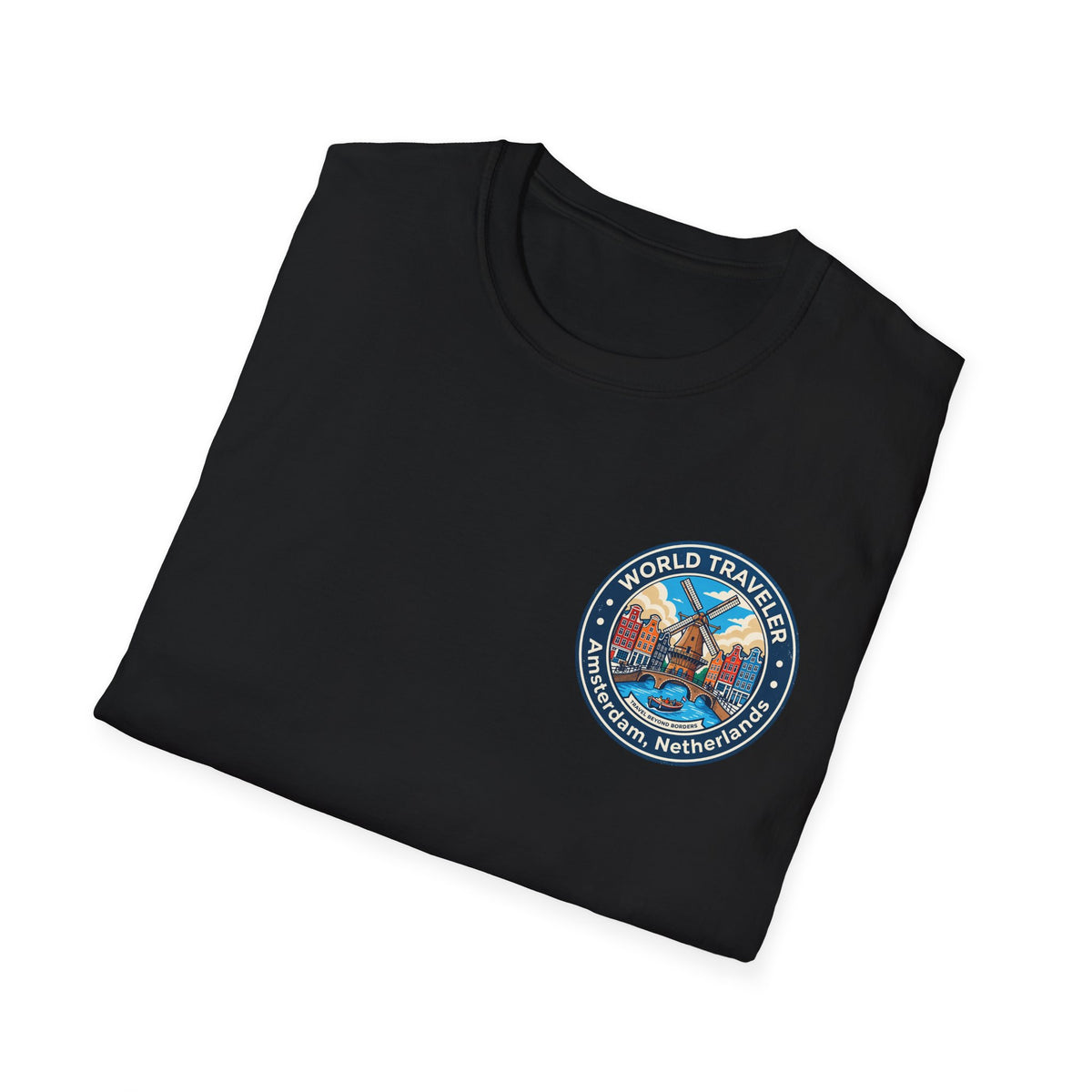 Amsterdam World Traveler Unisex Softstyle T-Shirt