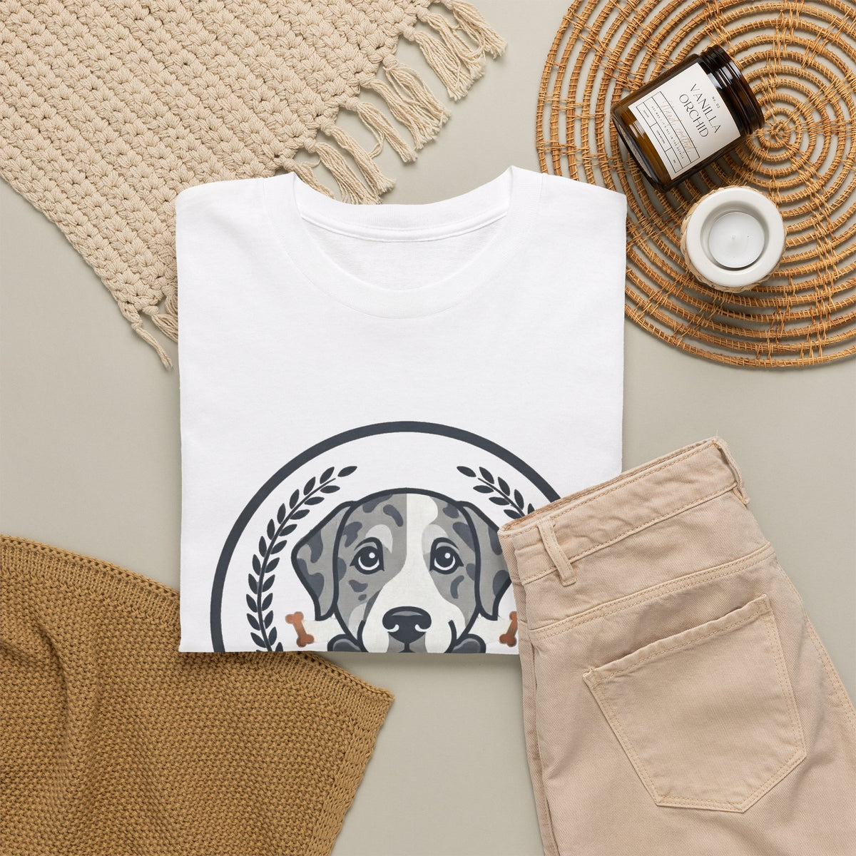 Loyal Beast Dog Maggie Unisex Heavy Cotton Tee