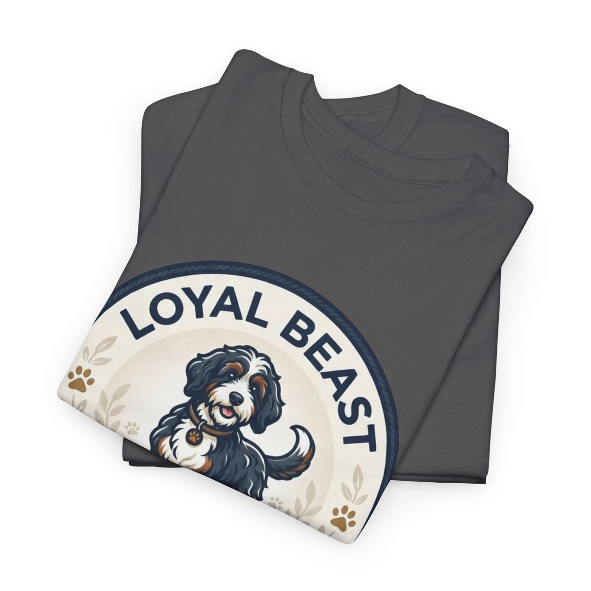 Loyal Beast Bernadoodle Unisex Heavy Cotton Tee