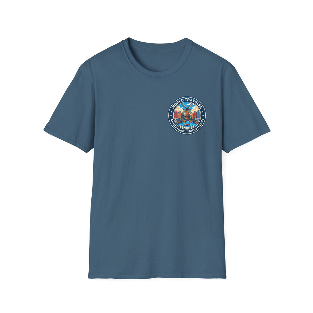 Amsterdam World Traveler Unisex Softstyle T-Shirt