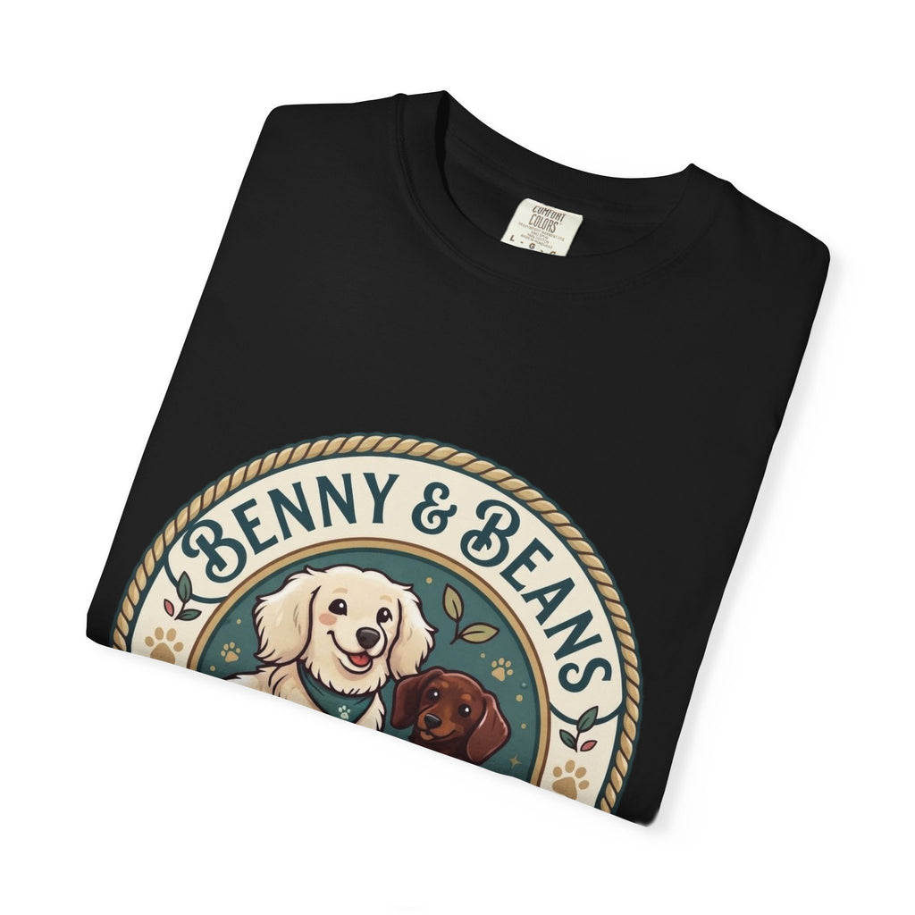 T-Shirt — Penny & Beans Vintage Dog Patch Graphic