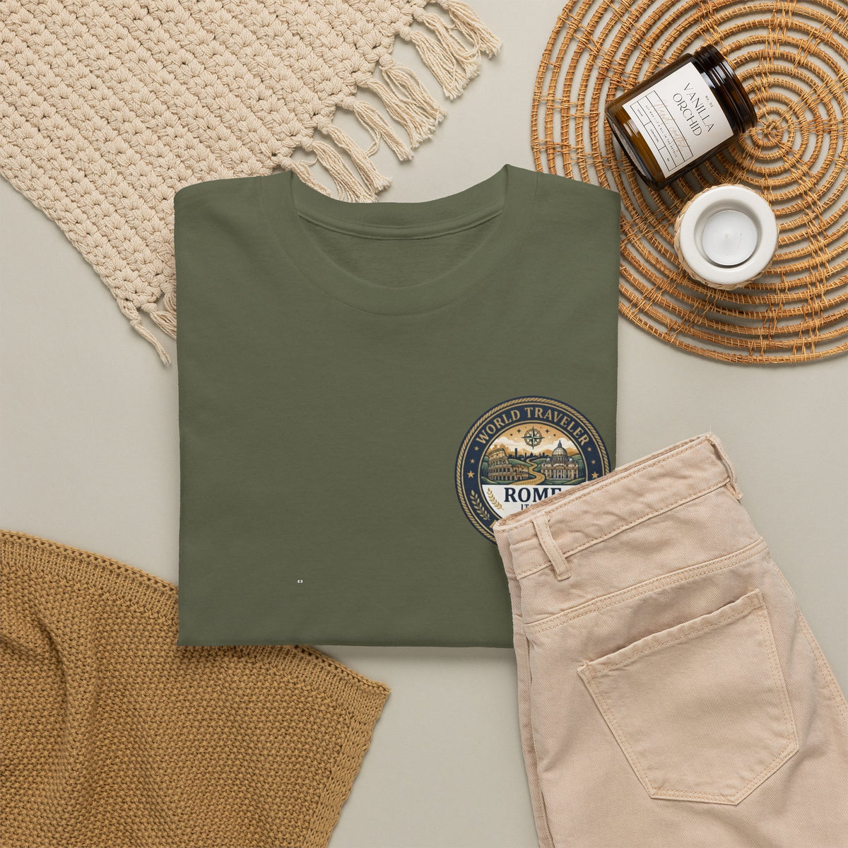 Rome World Traveler Unisex Heavy Cotton Tee