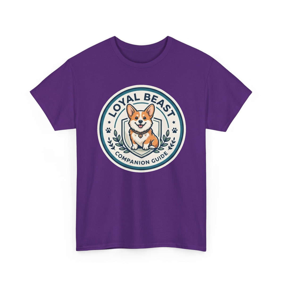 Loyal Beast Corgi Unisex Heavy Cotton Tee
