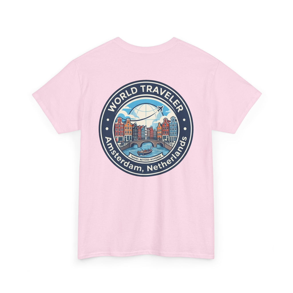 Amsterdam World Traveler Unisex Heavy Cotton Tee