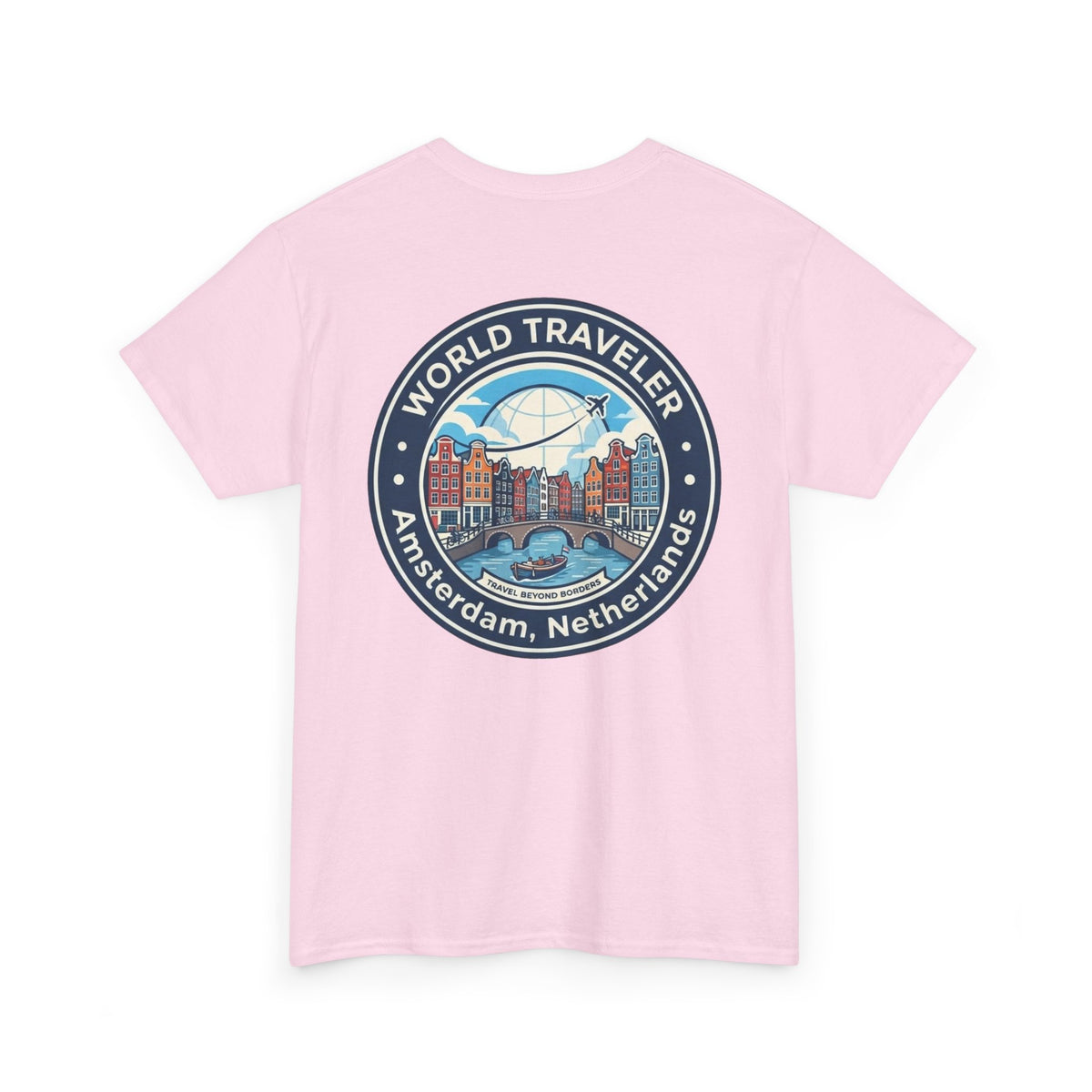 Amsterdam World Traveler Unisex Heavy Cotton Tee
