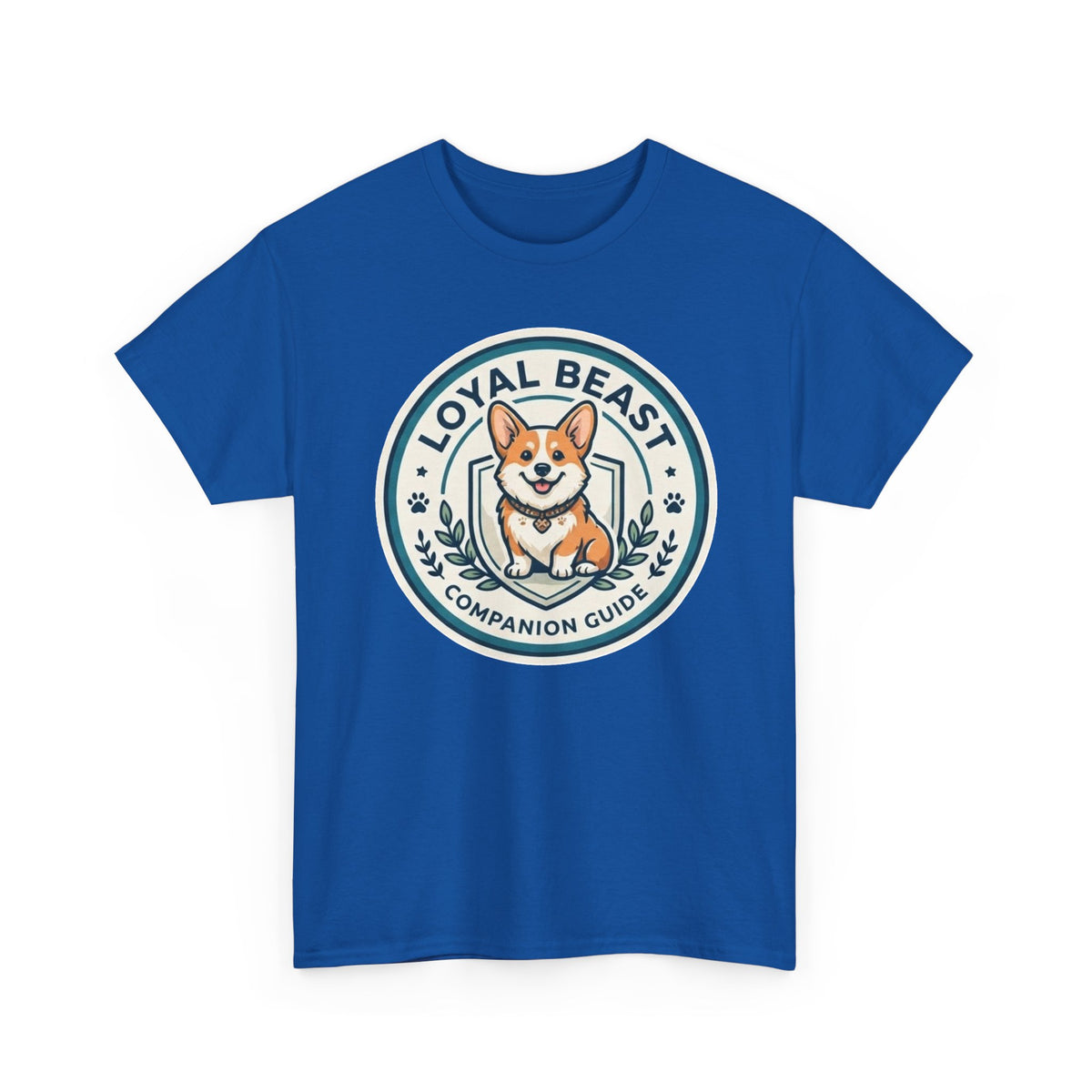 Loyal Beast Corgi Unisex Heavy Cotton Tee
