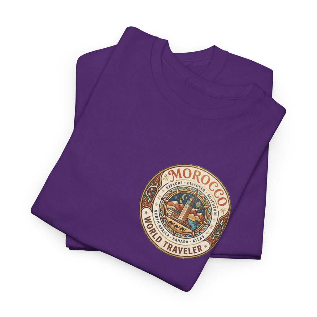 Morocco World Traveler Unisex Heavy Cotton Tee