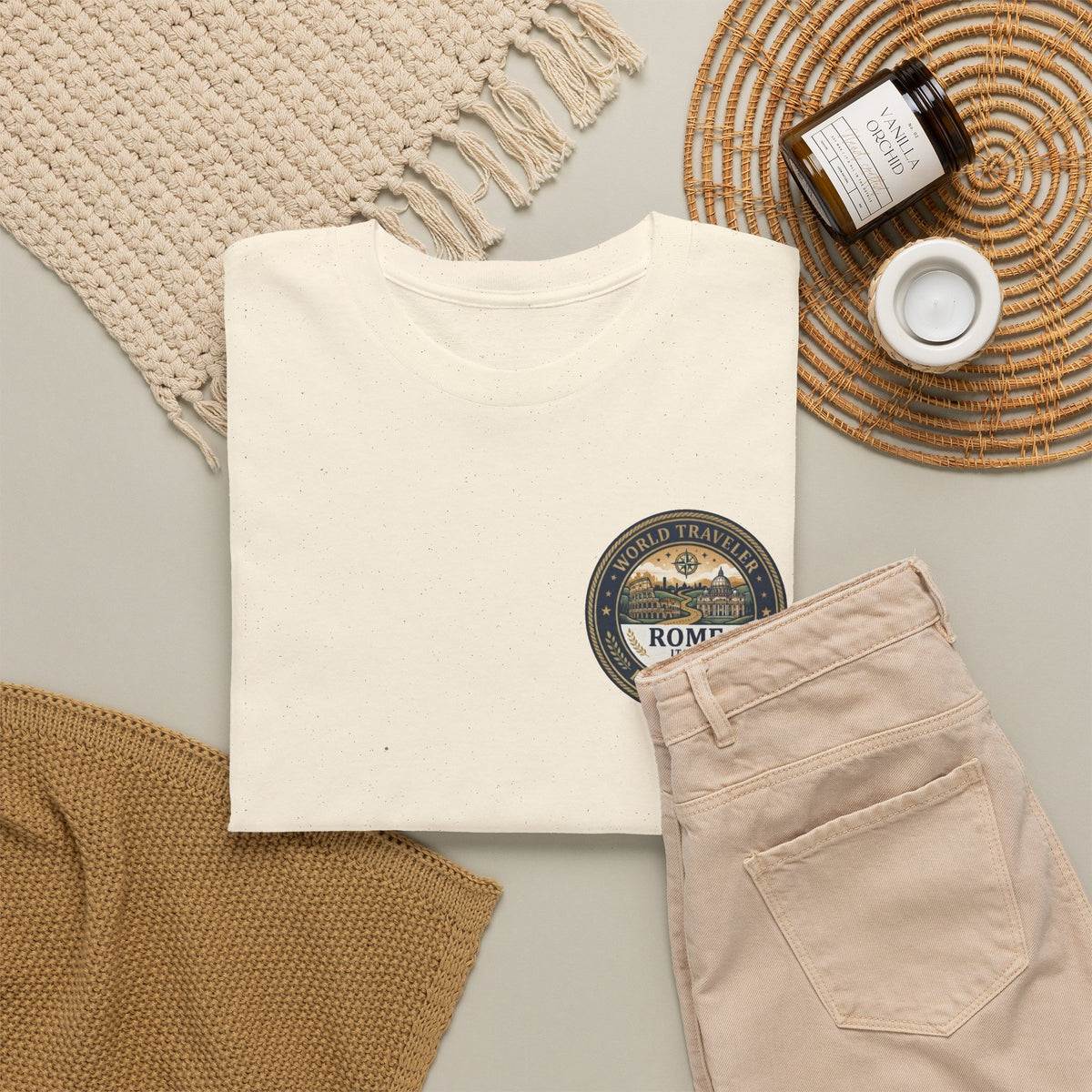 Rome World Traveler Unisex Heavy Cotton Tee