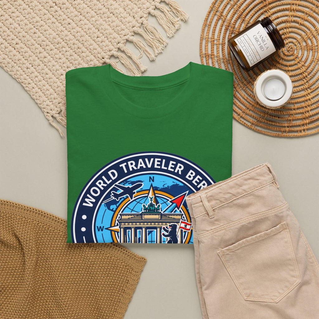 Berlin, Germany World Traveler Unisex Heavy Cotton Tee