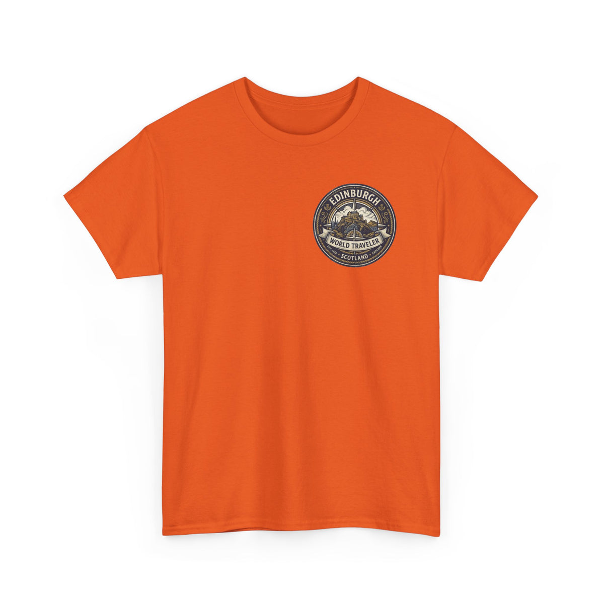 Edinburgh, Scotland World Traveler Unisex Heavy Cotton Tee