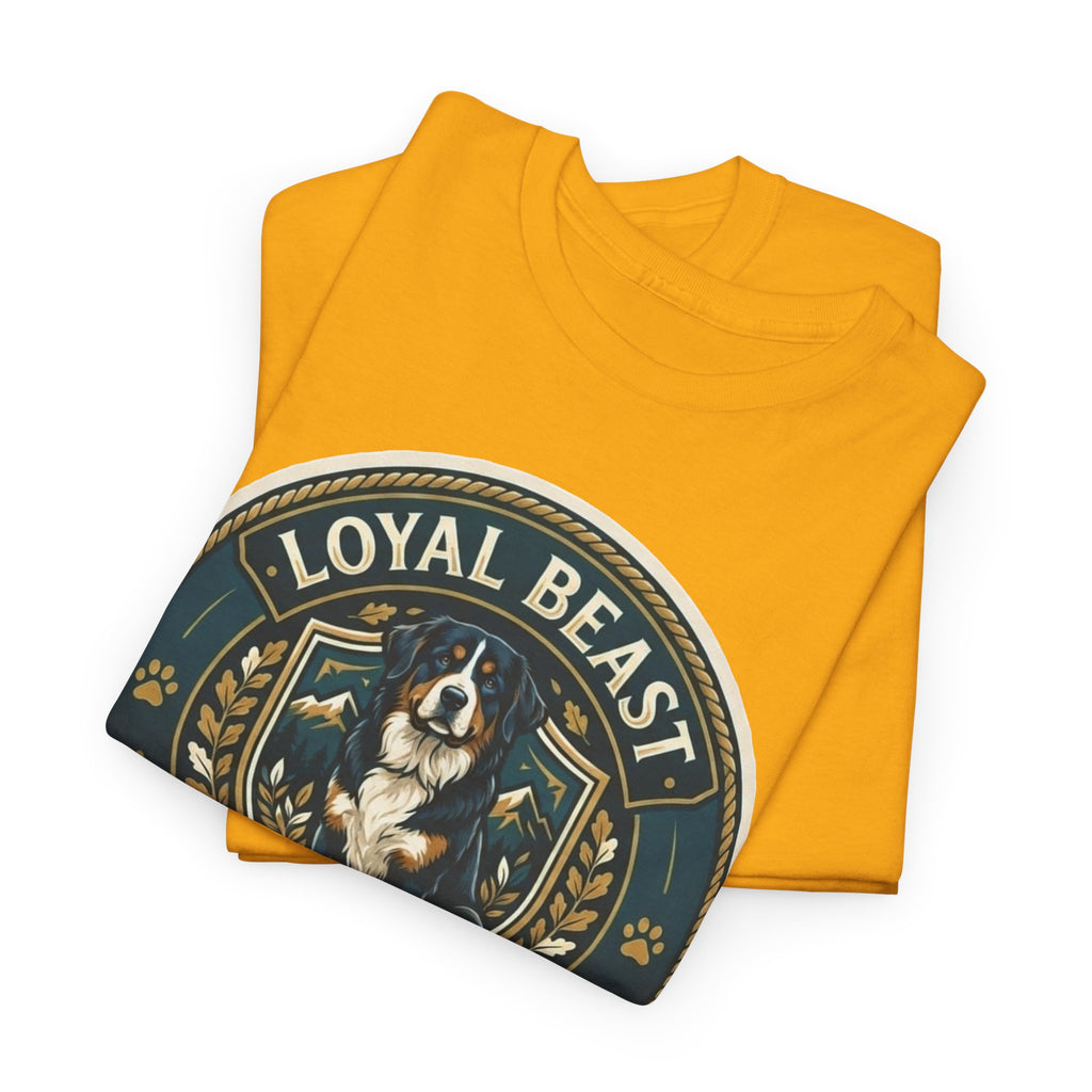 Loyal Beast Bernese Mountain Dog Unisex Heavy Cotton Tee