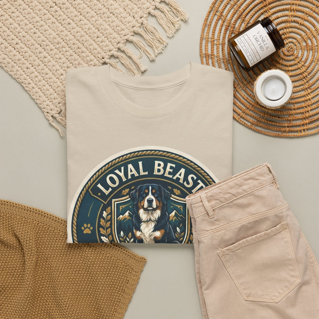 Loyal Beast Bernese Mountain Dog Unisex Heavy Cotton Tee