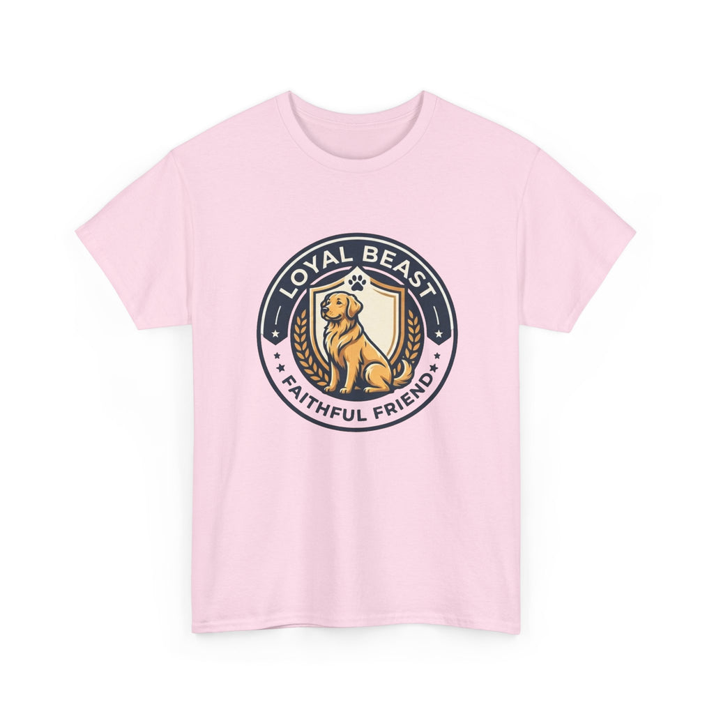 Loyal Beast Golden Retriever Unisex Heavy Cotton Tee
