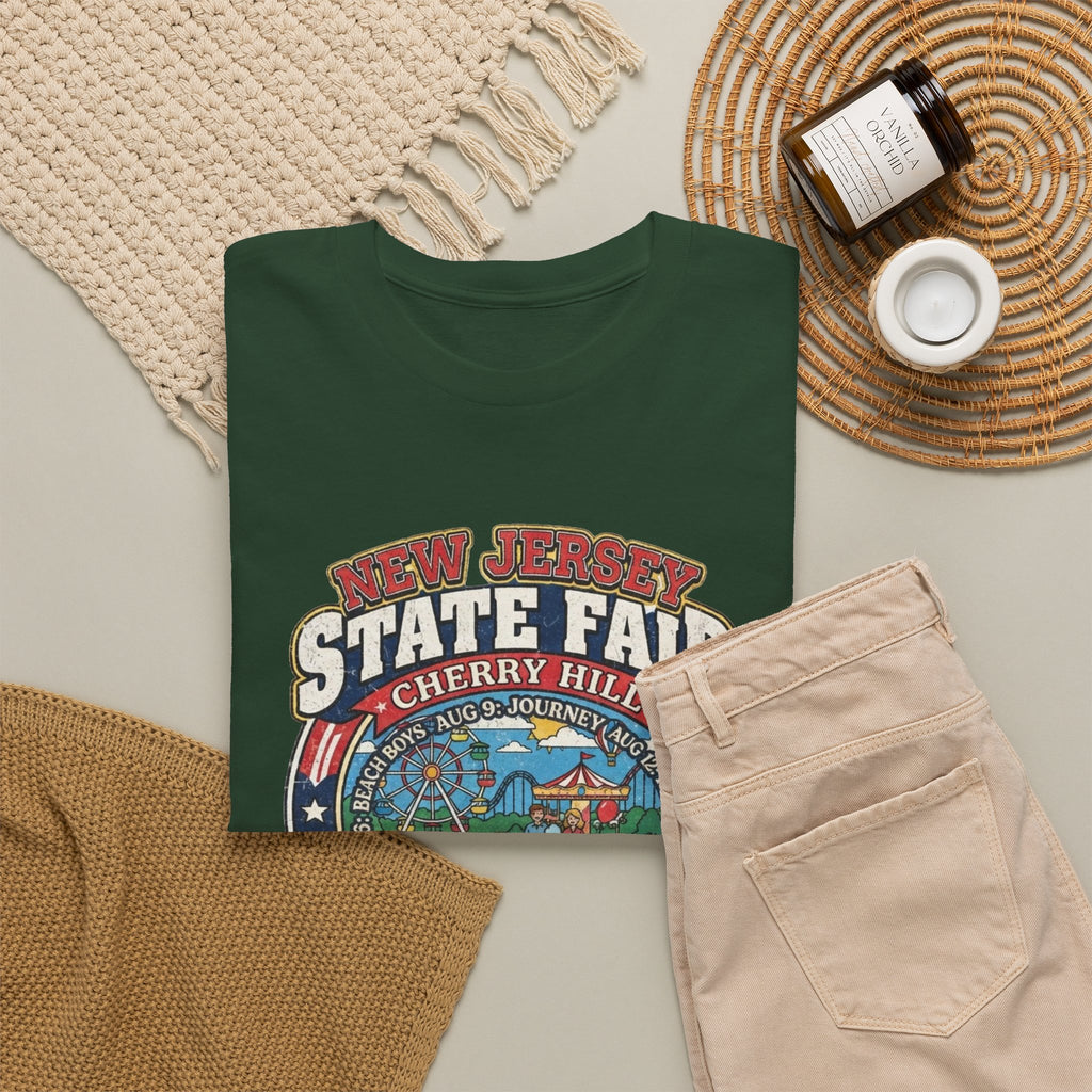 Nj State Fair 1986 vintage graphic Unisex Heavy Cotton Tee