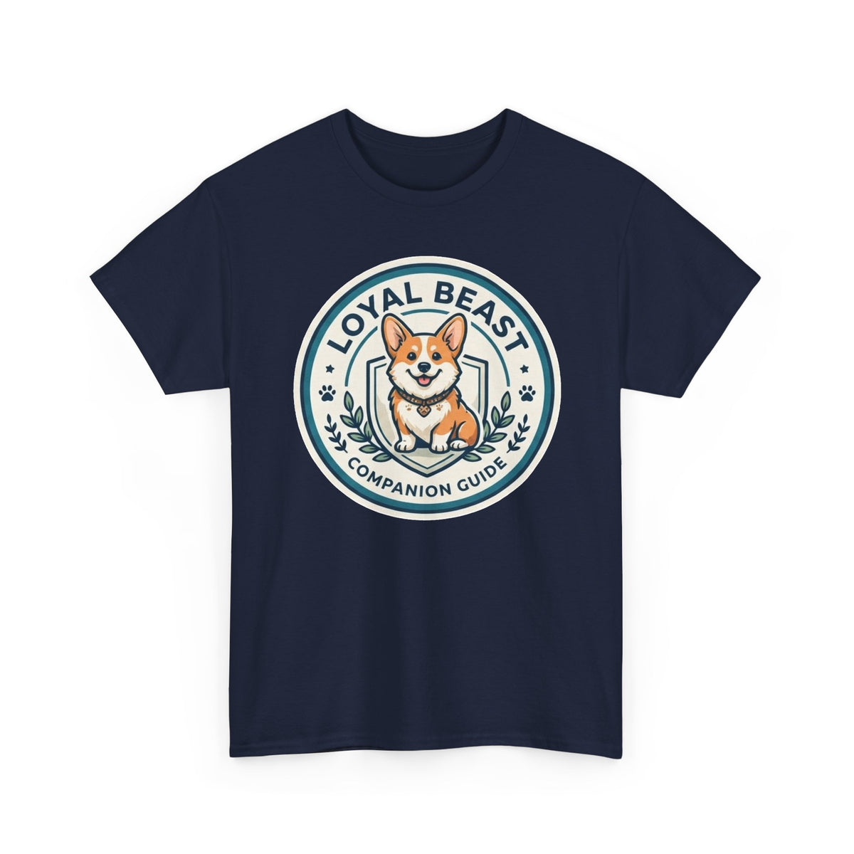 Loyal Beast Corgi Unisex Heavy Cotton Tee