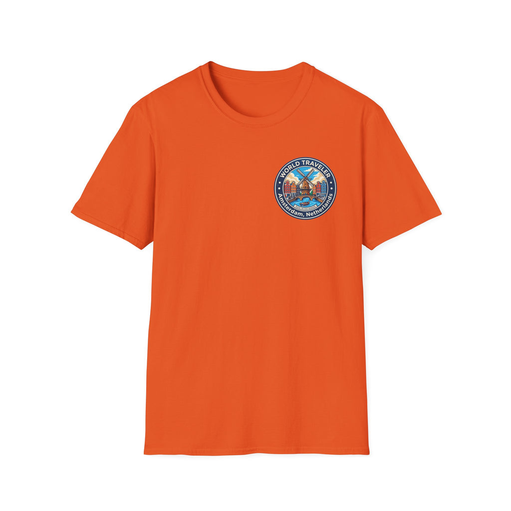 Amsterdam World Traveler Unisex Softstyle T-Shirt
