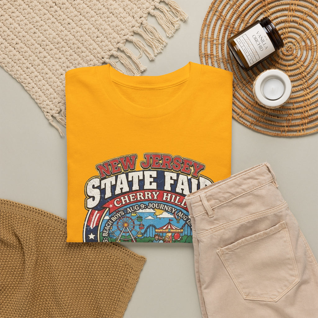 Nj State Fair 1986 vintage graphic Unisex Heavy Cotton Tee