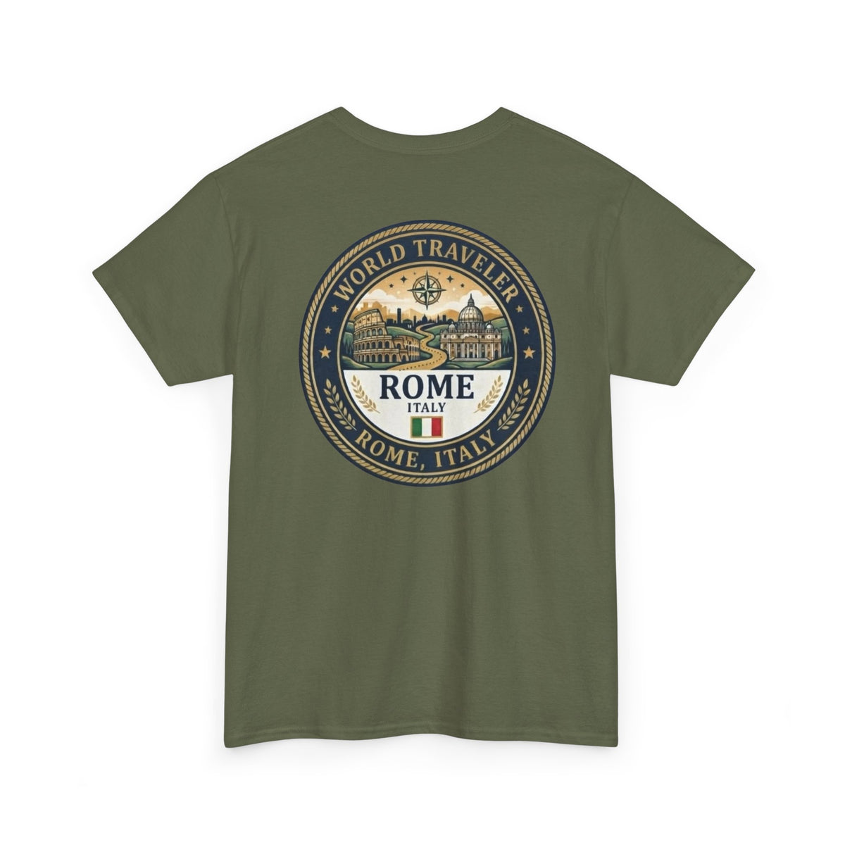 Rome World Traveler Unisex Heavy Cotton Tee