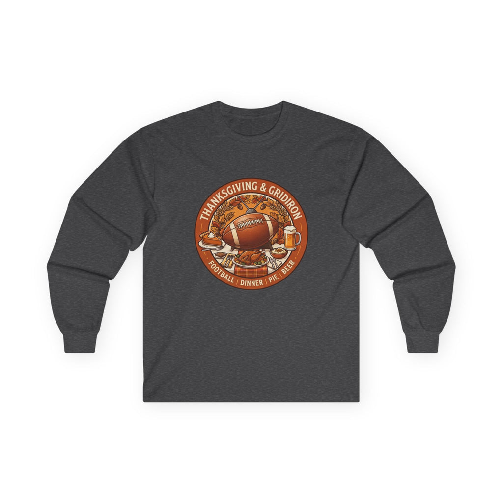 Thanksgiving Football Unisex Ultra Cotton Long Sleeve Tee