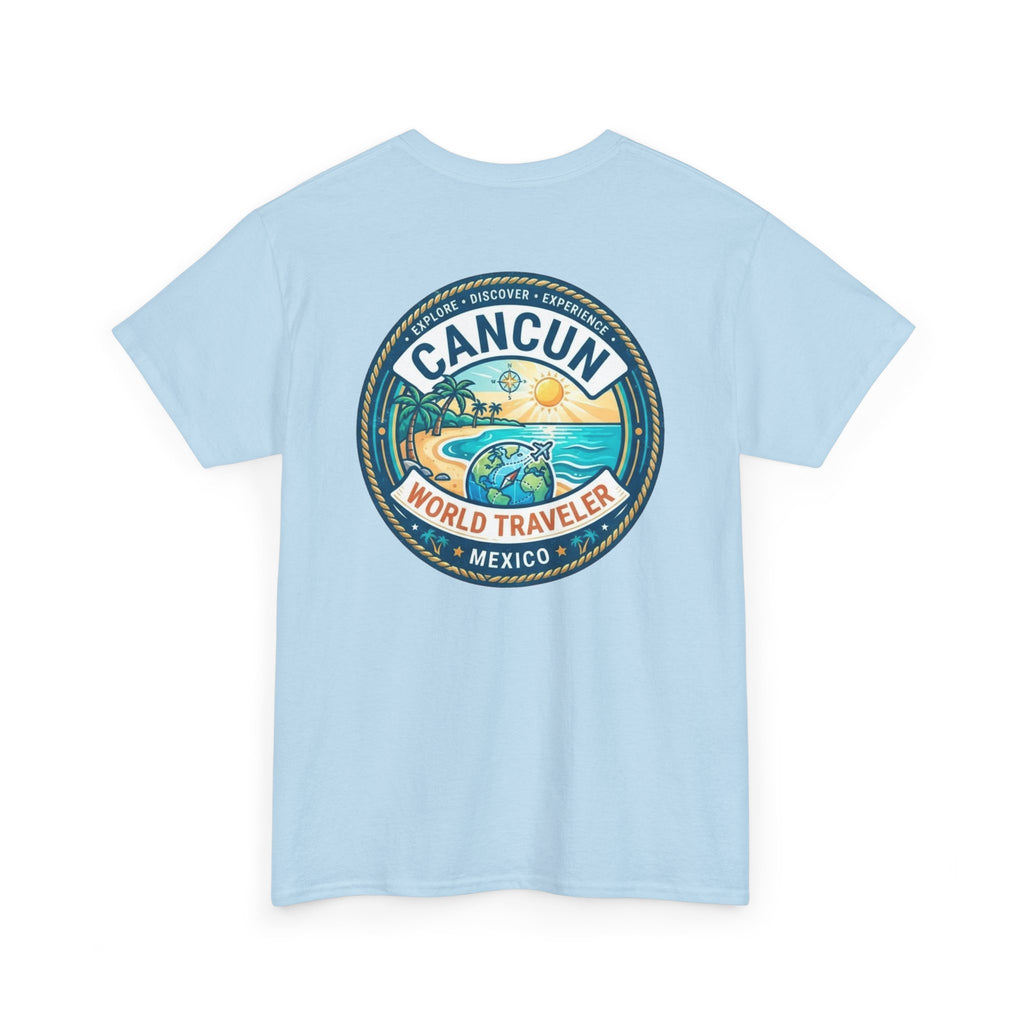 Cancun, Mexico World Traveler Unisex Heavy Cotton Tee