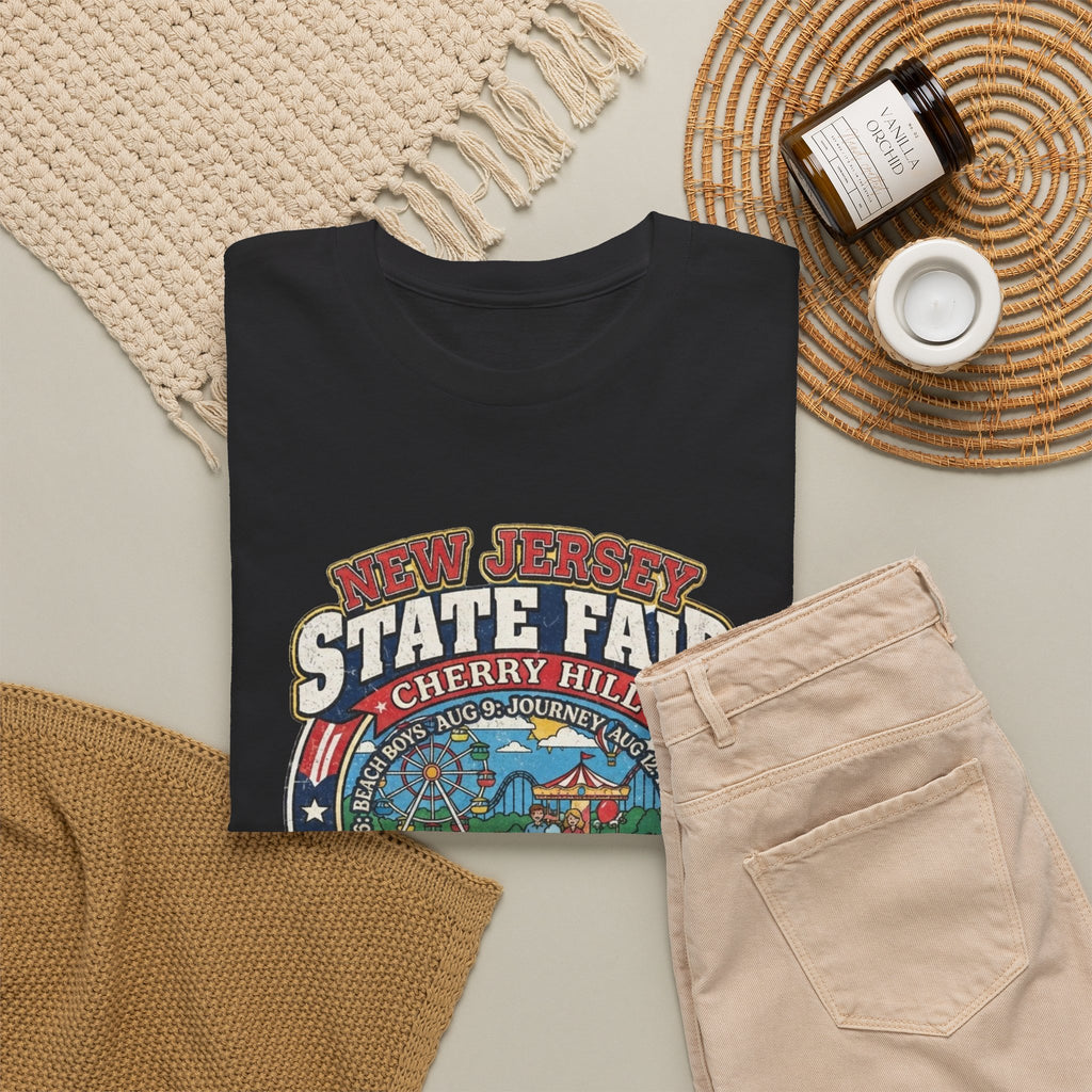 Nj State Fair 1986 vintage graphic Unisex Heavy Cotton Tee