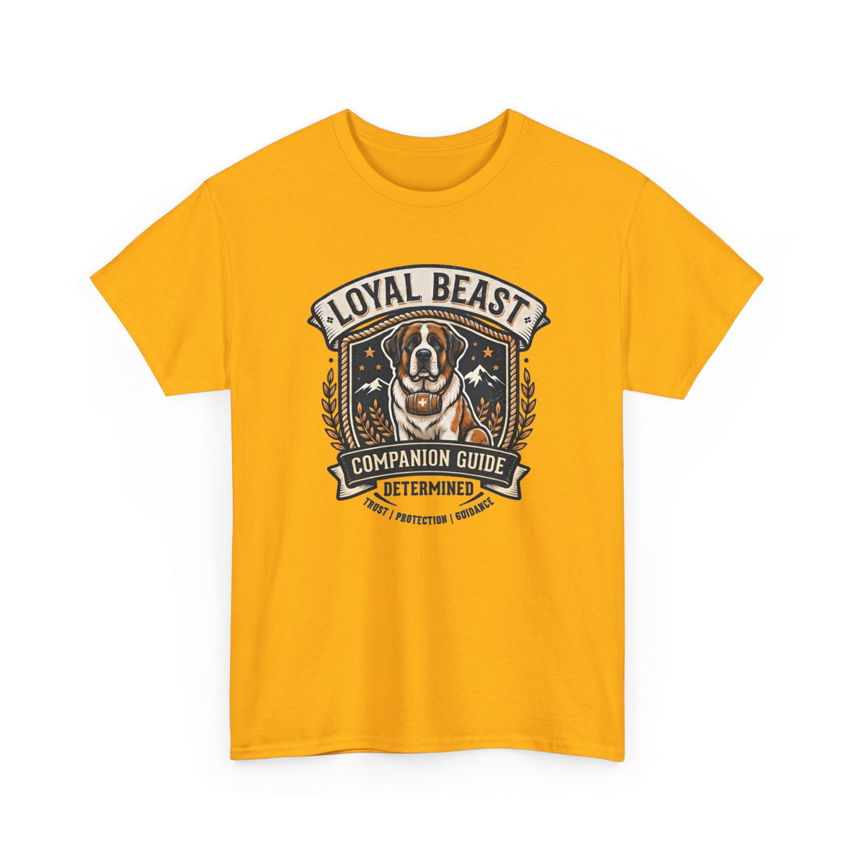Loyal Beast Saint Bernard Unisex Heavy Cotton Tee