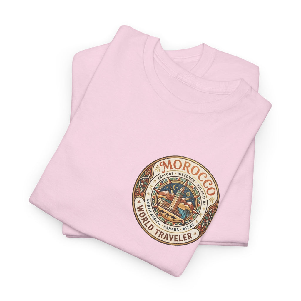 Morocco World Traveler Unisex Heavy Cotton Tee