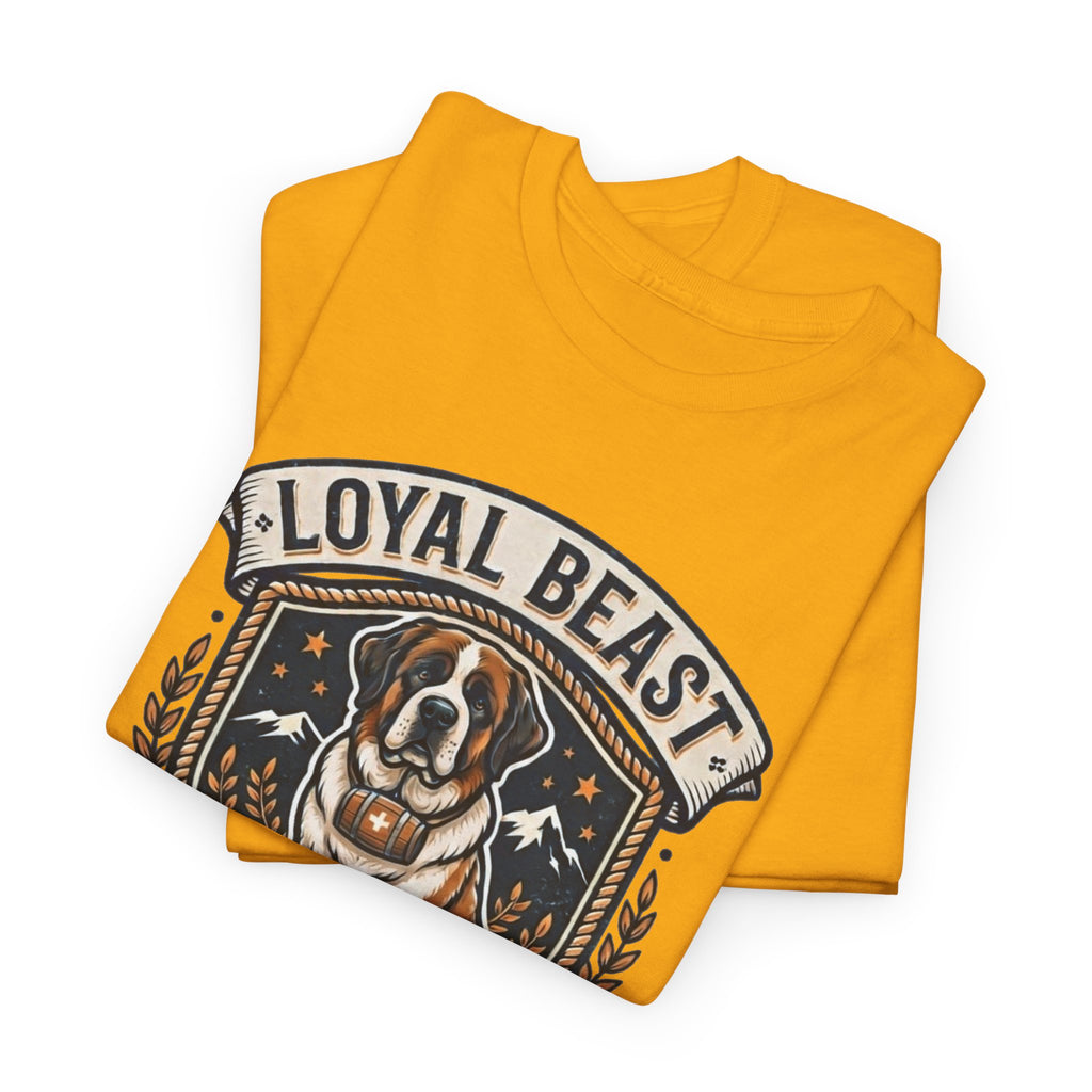 Loyal Beast Saint Bernard Unisex Heavy Cotton Tee