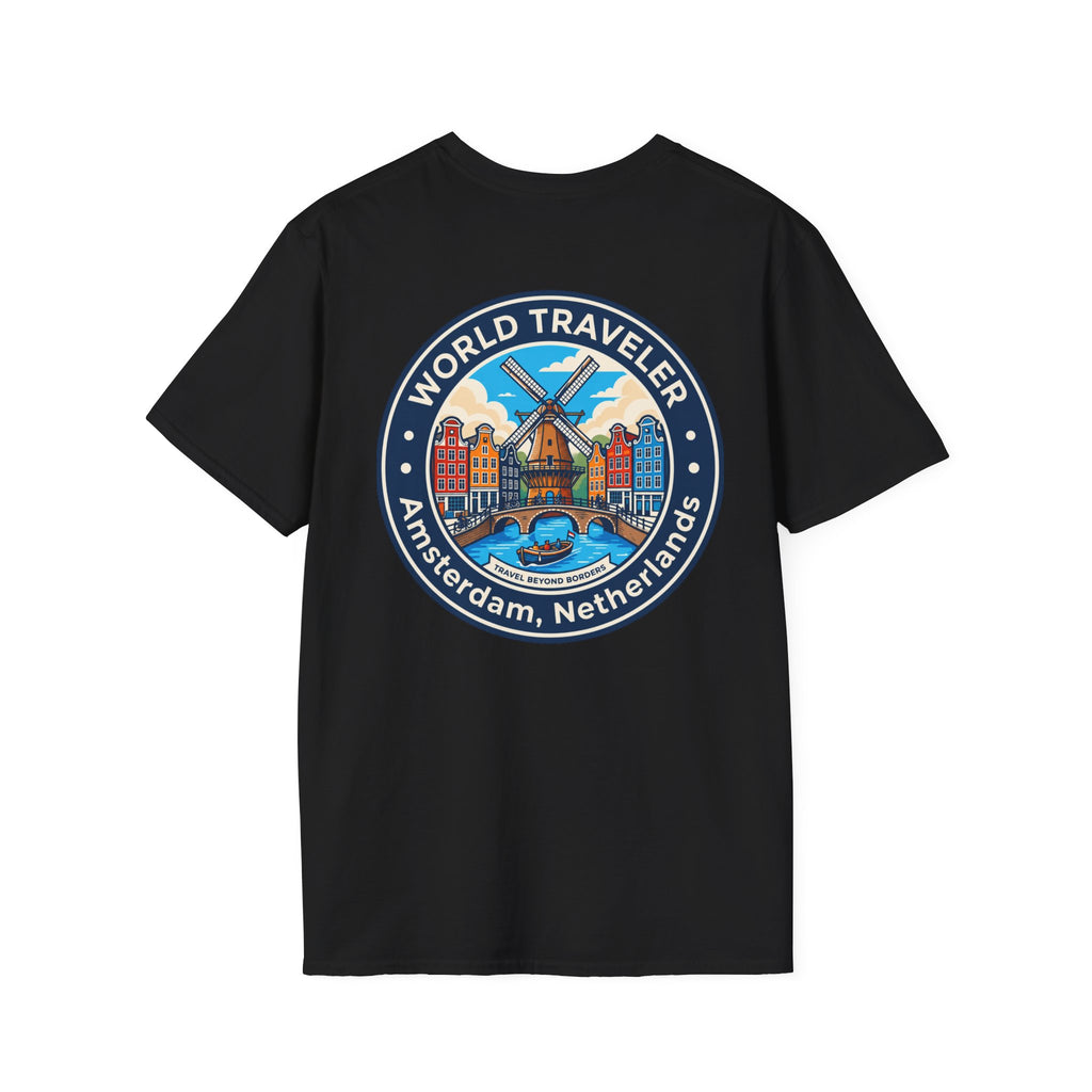Amsterdam World Traveler Unisex Softstyle T-Shirt