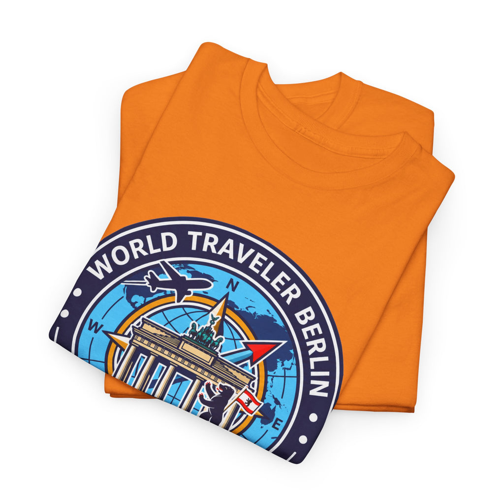 Berlin, Germany World Traveler Unisex Heavy Cotton Tee