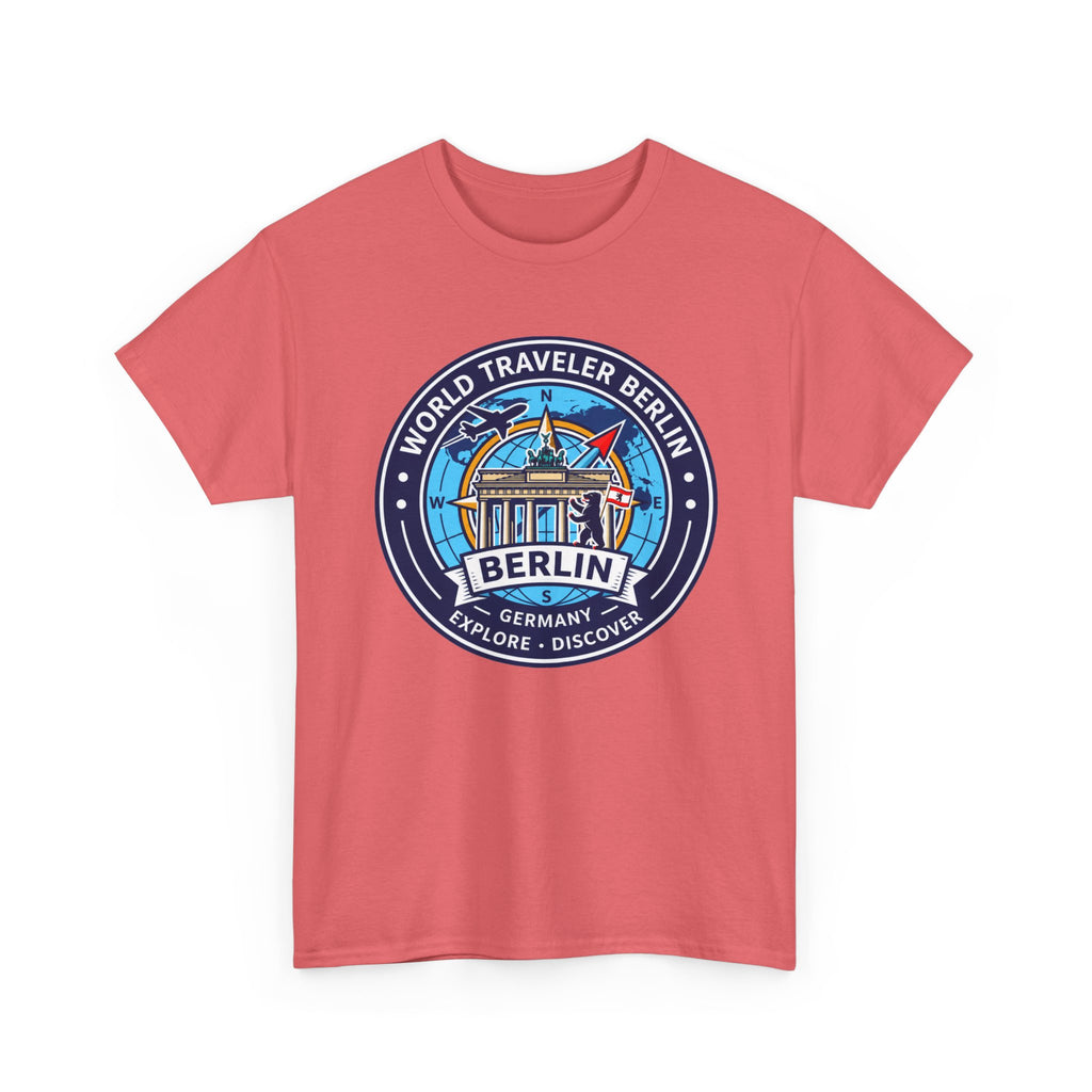 Berlin, Germany World Traveler Unisex Heavy Cotton Tee