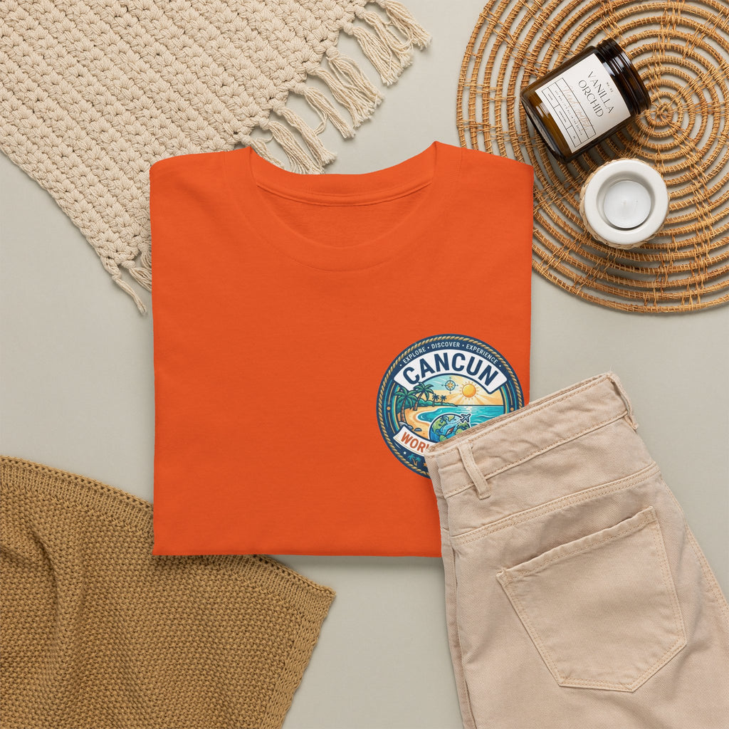 Cancun, Mexico World Traveler Unisex Heavy Cotton Tee