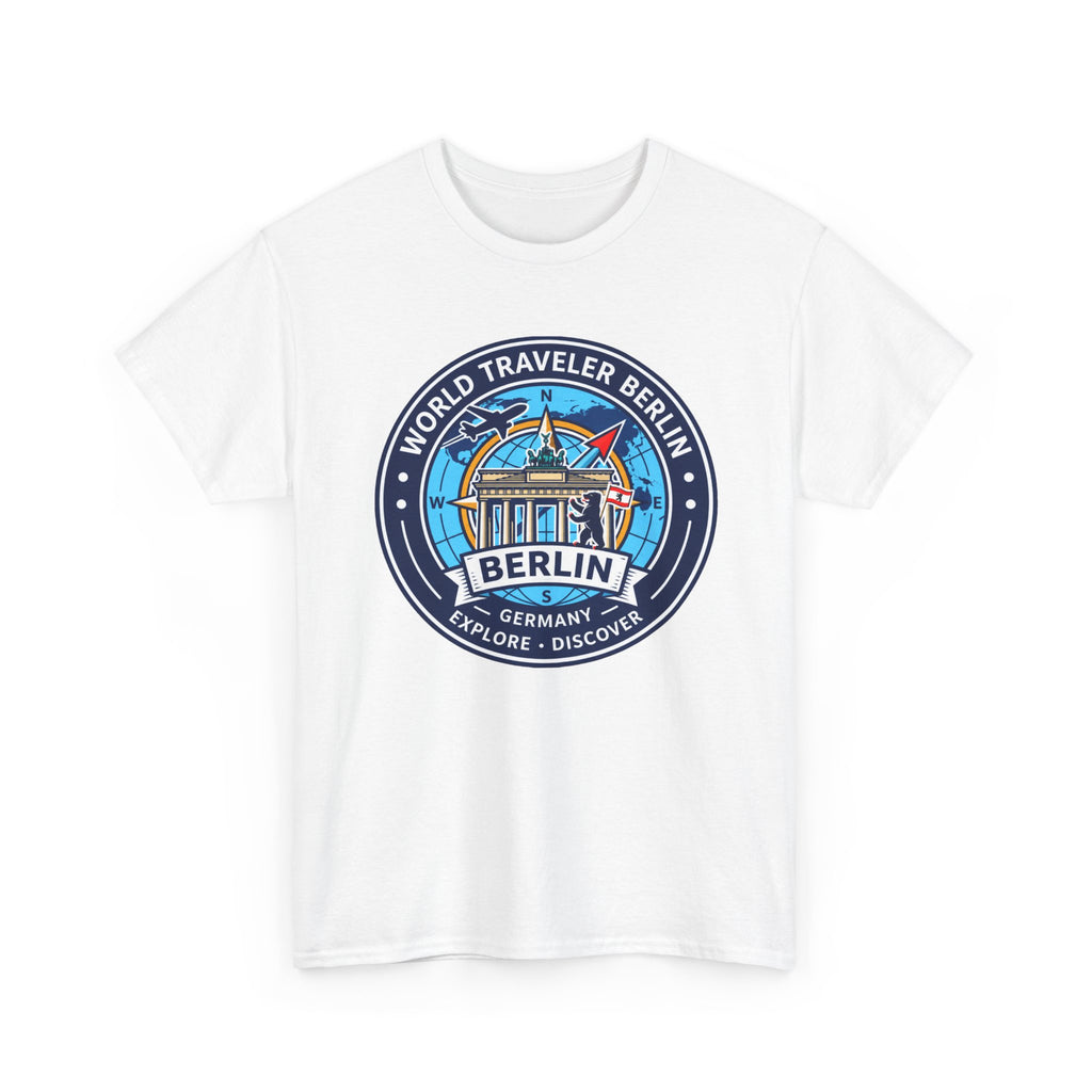 Berlin, Germany World Traveler Unisex Heavy Cotton Tee
