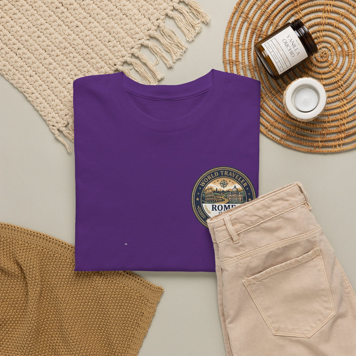 Rome World Traveler Unisex Heavy Cotton Tee