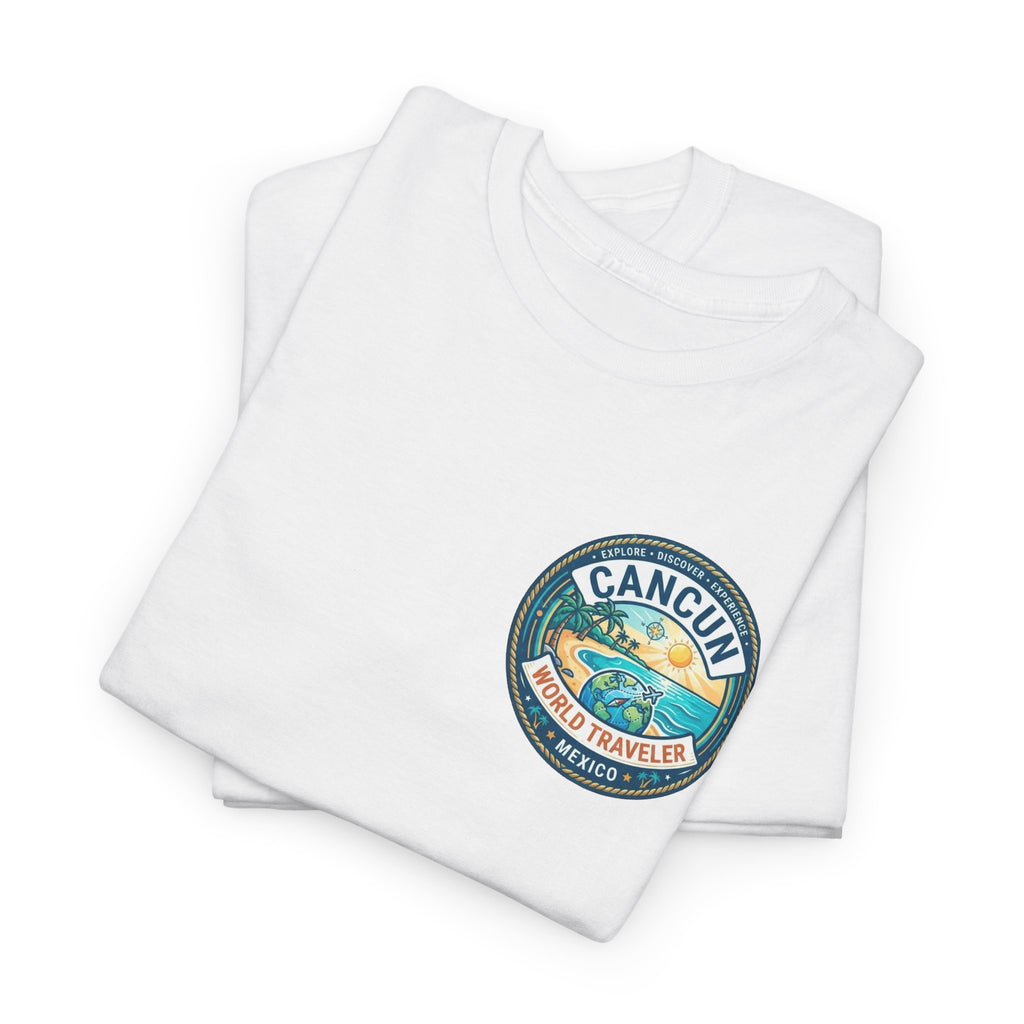 Cancun, Mexico World Traveler Unisex Heavy Cotton Tee