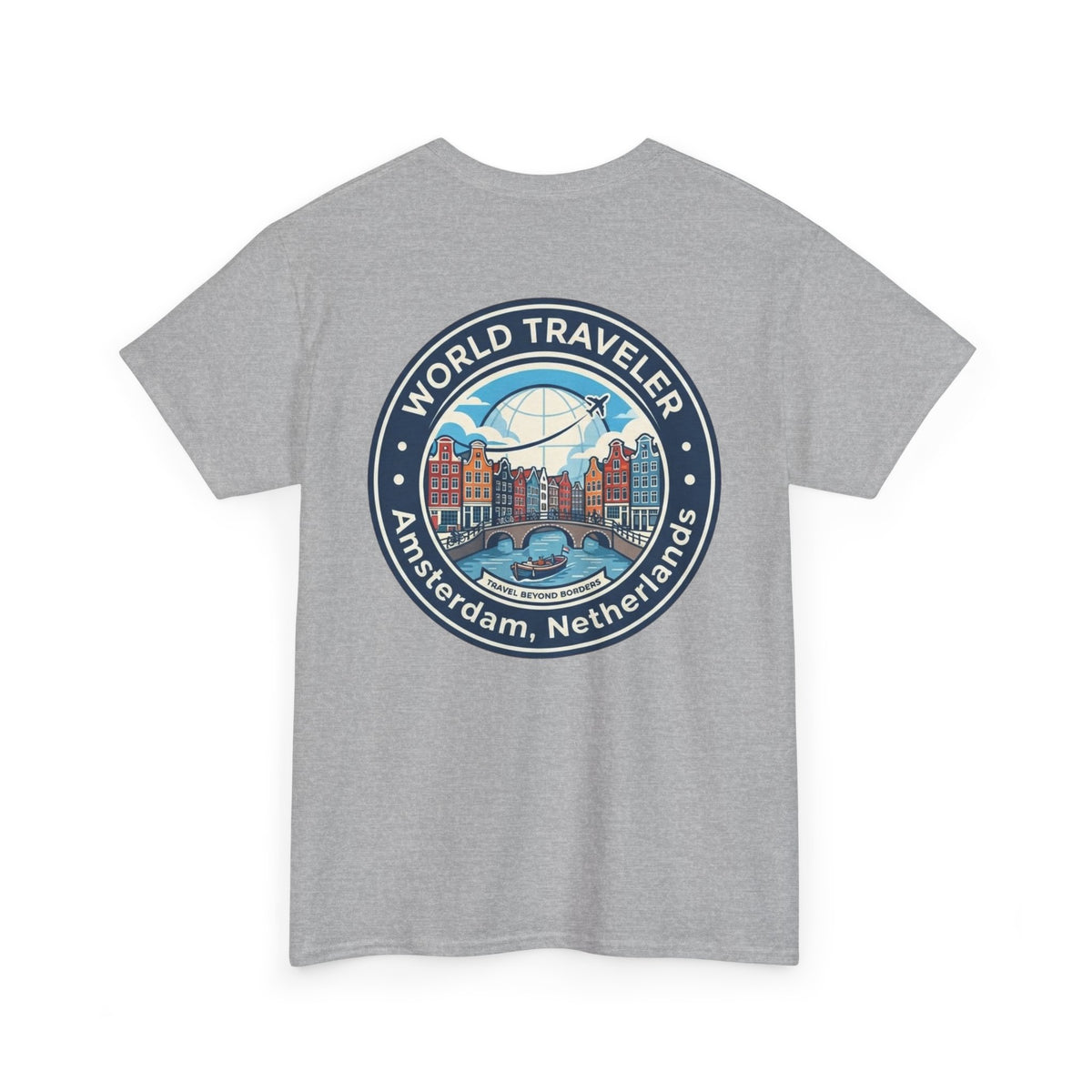 Amsterdam World Traveler Unisex Heavy Cotton Tee