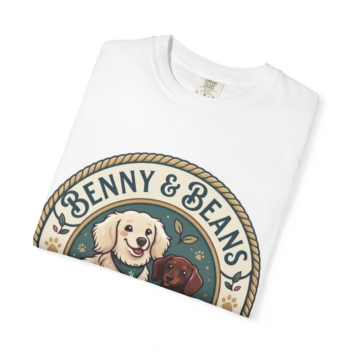 Benny & Beans Puppy Circle Graphic T-Shirt