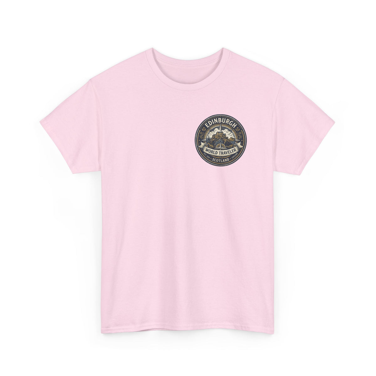 Edinburgh, Scotland World Traveler Unisex Heavy Cotton Tee