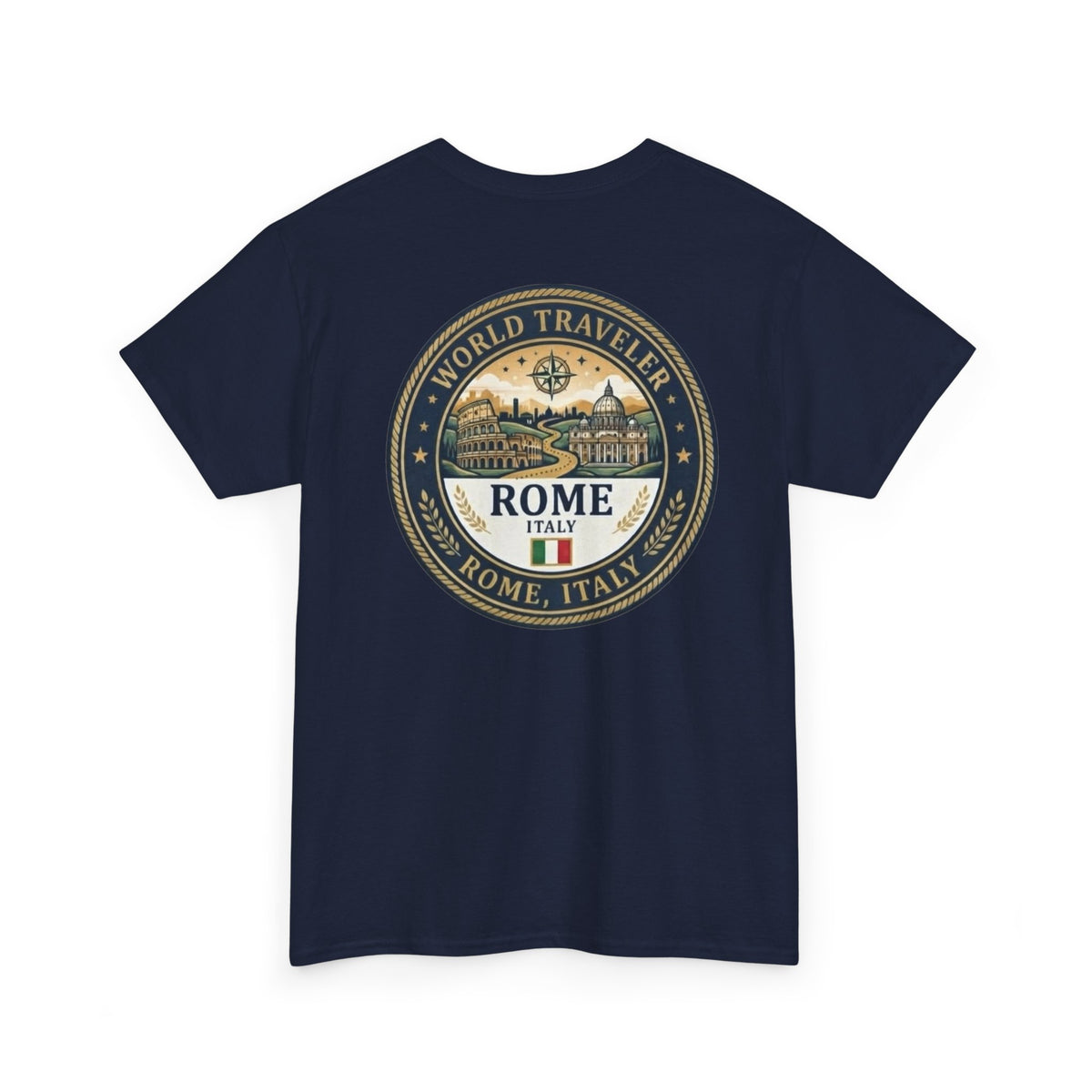 Rome World Traveler Unisex Heavy Cotton Tee