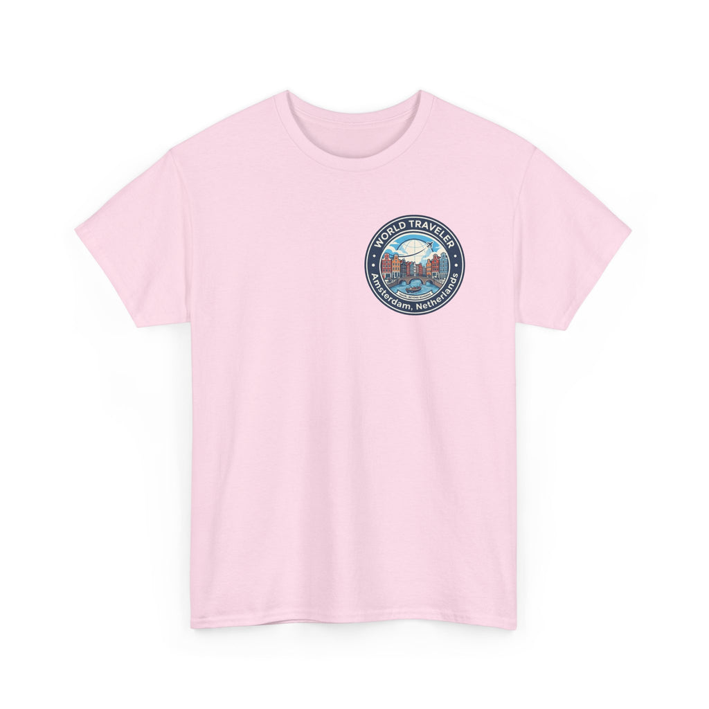 Amsterdam World Traveler Unisex Heavy Cotton Tee
