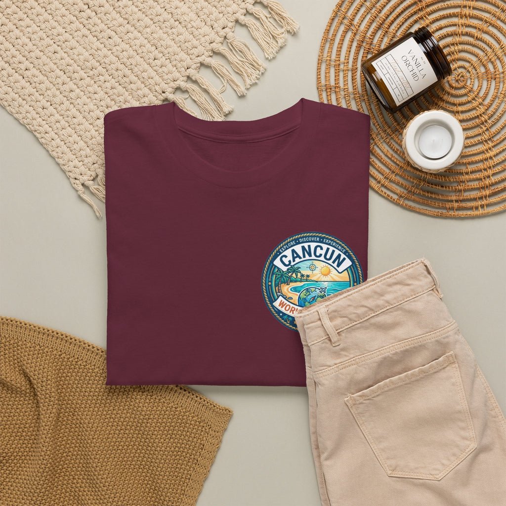 Cancun, Mexico World Traveler Unisex Heavy Cotton Tee